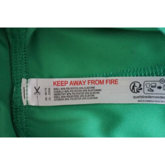 Free People Movement OB1652571 Women's Sz Small Green Sheen Island Time Shorts - Picture 4 of 13